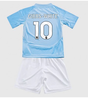 Nottingham Forest Morgan Gibbs-White #10 Tredje Kläder Barn 2024-25 Kortärmad (+ Korta byxor)